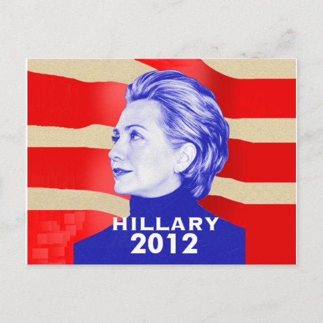 Postal Postcarta de Hillary Clinton 2012 (Anverso)