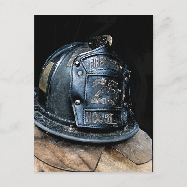 Postal Postcarta de Houston Fire Fighter (Anverso)