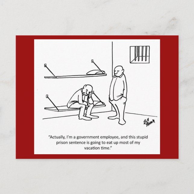 Postal Postcarta de humor político/gubernamental (Anverso)