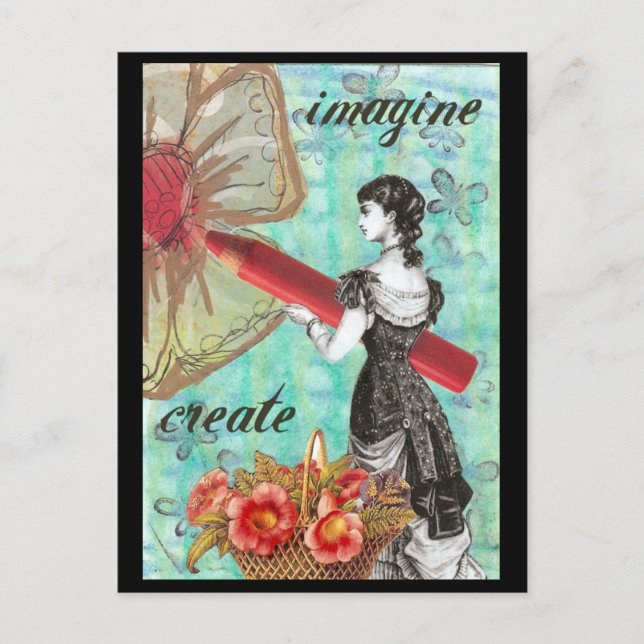 Postal Postcarta de imaginación y creación (Anverso)