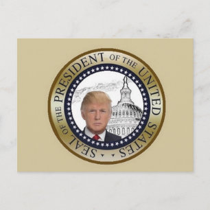 Postal Postcarta de inauguración de TRUMP