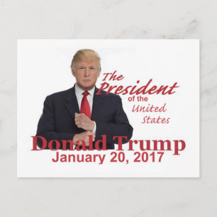 Postal Postcarta de inauguración de TRUMP