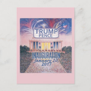Postal Postcarta de inauguración de TRUMP