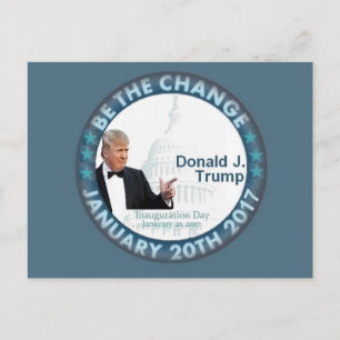 Postal Postcarta de inauguración de TRUMP