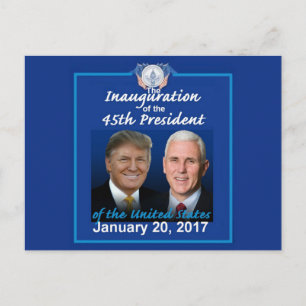 Postal Postcarta de inauguración de TRUMP