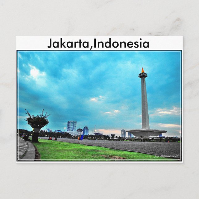 Postal Postcarta de Indonesia (Anverso)