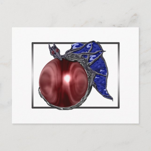 Postal Postcarta de infinito oscuro (Anverso)