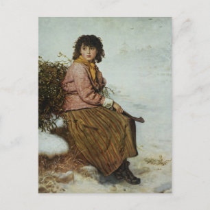 Postal Postcarta de John Everett Millais - Mistletoe Gath