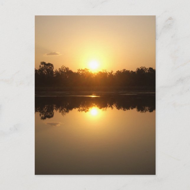 Postal Postcarta de Kimberley Sunset (Anverso)