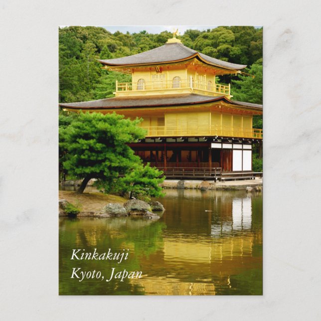Postal Postcarta de Kinkakuji (Anverso)