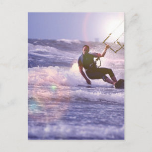 Postal Postcarta de Kitesurfer