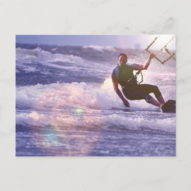 Postal Postcarta de Kitesurfer (Anverso)