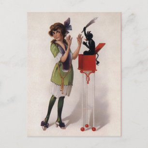 Postal Postcarta de Krampus victoriano vintage