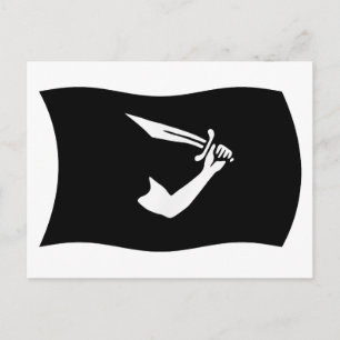 Postal Postcarta de la bandera de Thomas Tew