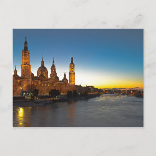 Postal Postcarta de la Basílica de Zaragoza