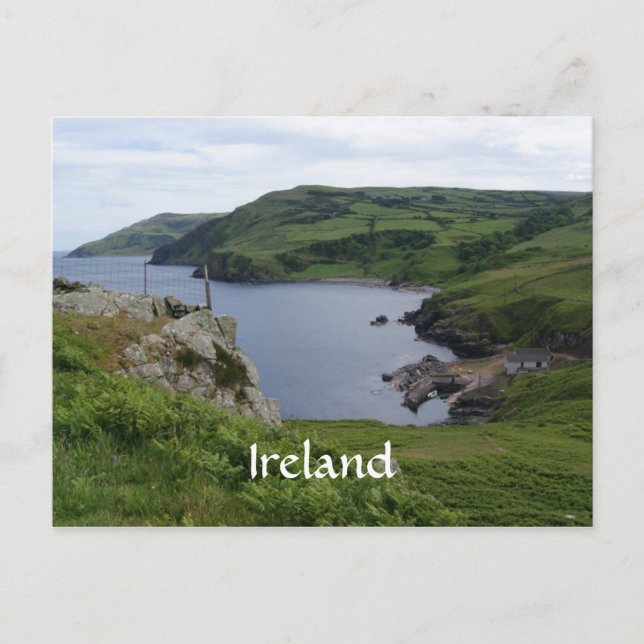 Postal Postcarta de la cabeza del torrente de Irlanda (Anverso)