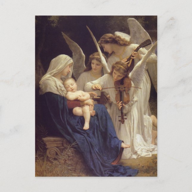 Postal Postcarta de la canción de los ángeles (Anverso)