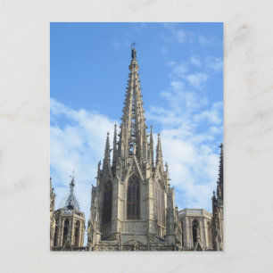 Postal Postcarta de la Catedral de Barcelona