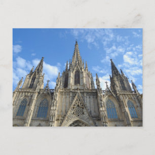 Postal Postcarta de la Catedral de Barcelona