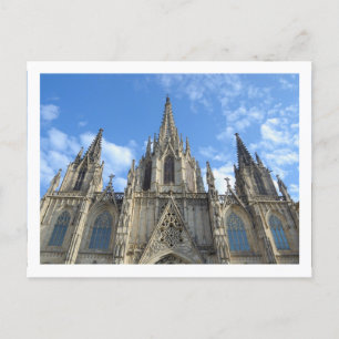 Postal Postcarta de la Catedral de Barcelona
