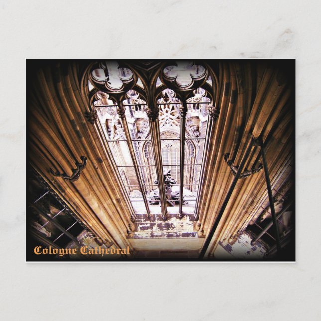 Postal Postcarta de la Catedral de Colonia (Anverso)