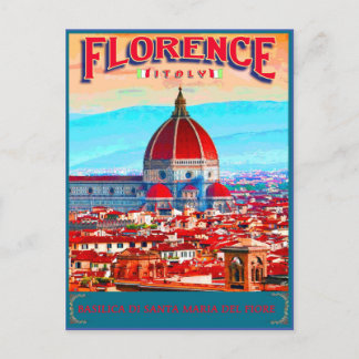 Postal Postcarta de la Catedral de Florencia