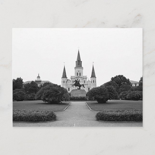 Postal Postcarta de la Catedral de San Luis (Anverso)