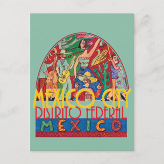 Postal Postcarta de la ciudad de México