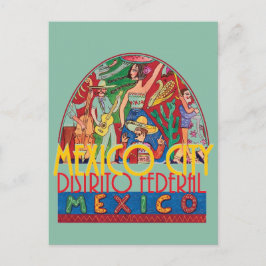 Postal Postcarta de la ciudad de México