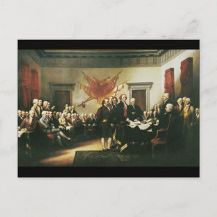 Postal Postcarta de la Declaración de Independencia