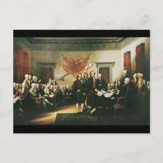 Postal Postcarta de la Declaración de Independencia