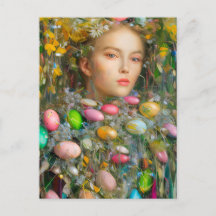 Postcarta de la diosa de Pascua