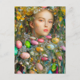 Postal Postcarta de la diosa de Pascua
