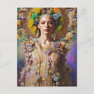 Postal Postcarta de la diosa de primavera