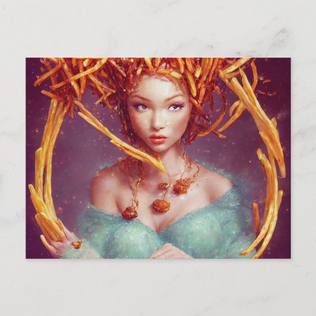 Postal Postcarta de la diosa francesa de las peleas (Anverso)