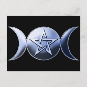 Postal Postcarta de la diosa lunar