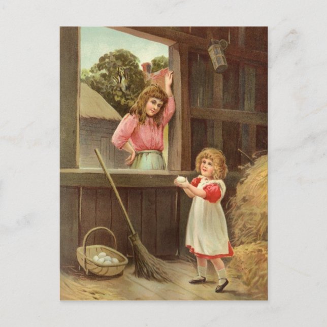 Postal Postcarta de la familia de granjas de cosecha de v (Anverso)