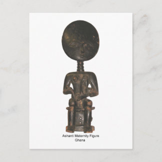 Postal Postcarta de la figura de maternidad Ashanti