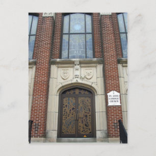 Postal Postcarta de la Iglesia Católica de Santa Ana