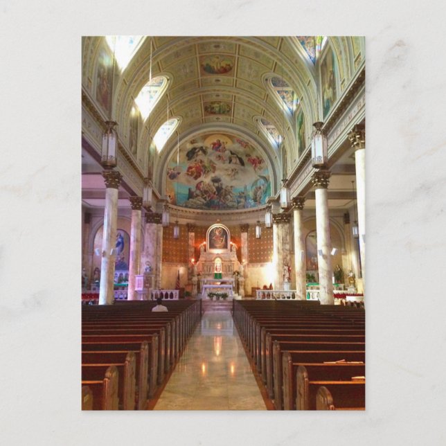 Postal Postcarta de la Iglesia de Nuestra Señora de Pompe (Anverso)