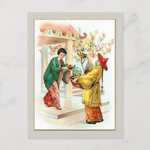 Postal Postcarta de la lámpara de Aladdin