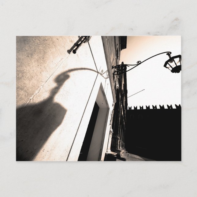 Postal Postcarta de la lámpara Verona (Anverso)