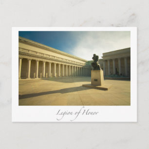 Postal Postcarta de la Legión de Honor San Francisco