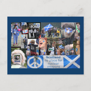 Postal Postcarta de la Marcha por la Independencia de Esc