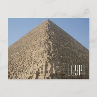 Postal Postcarta de la Pirámide de Egipto