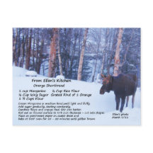 Postcarta de la receta de acceso rápido