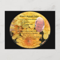 Postcarta de la receta de cocina para vegetariano 