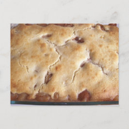 Postal Postcarta de la receta de Fruit Cobbler