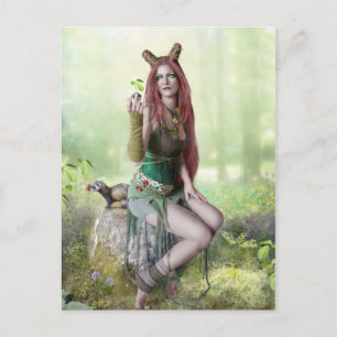 Postal Postcarta de la Reina de la Primavera