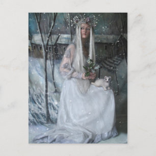 Postal Postcarta de la Reina del Invierno